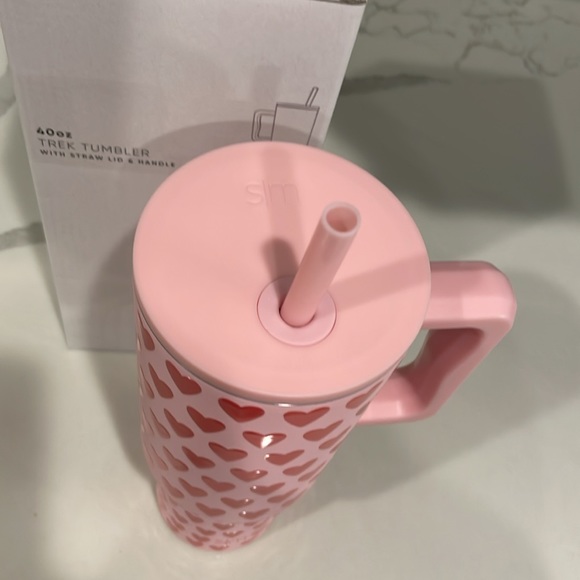 Simple Modern - SWEETHEART ♥️ Pink and Red 40oz Trek Tumbler - NWT! - Picture 5 of 8